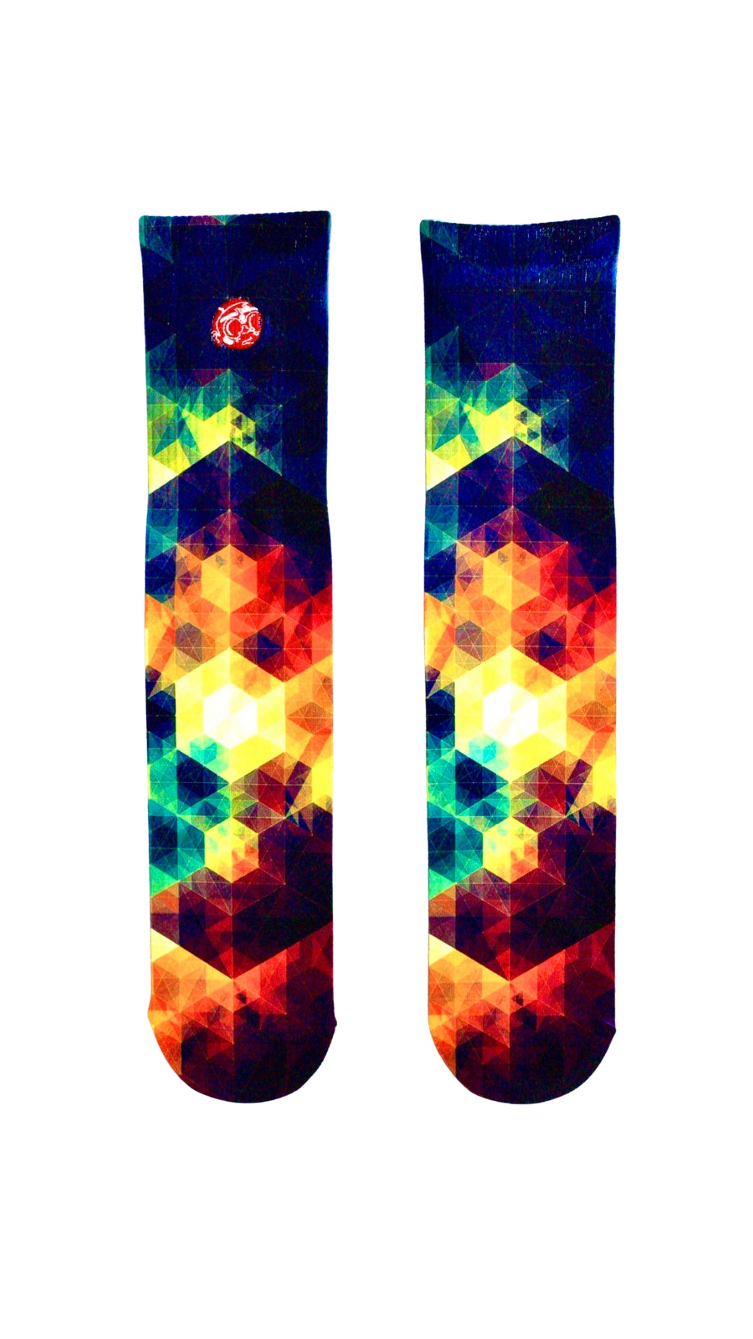PULSE PRISM SOCK W/ EMBROIDERY